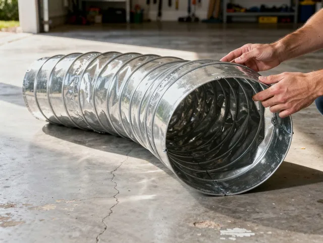 Temple City Dryer Vent Cleaning specialist using advanced equipment for thorough duct cleaning in Temple City