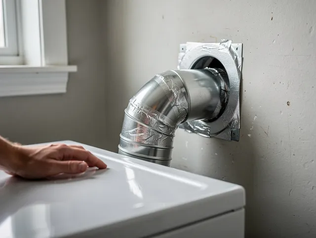Temple City Dryer Vent Cleaning expert performing professional dryer vent repair and installation in Temple City