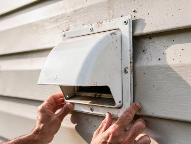 Temple City Dryer Vent Cleaning technician delivering thorough residential dryer vent cleaning service in Temple City
